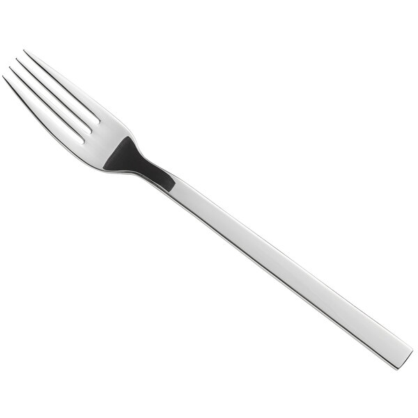 A WMF Unic stainless steel dessert fork with a silver handle.