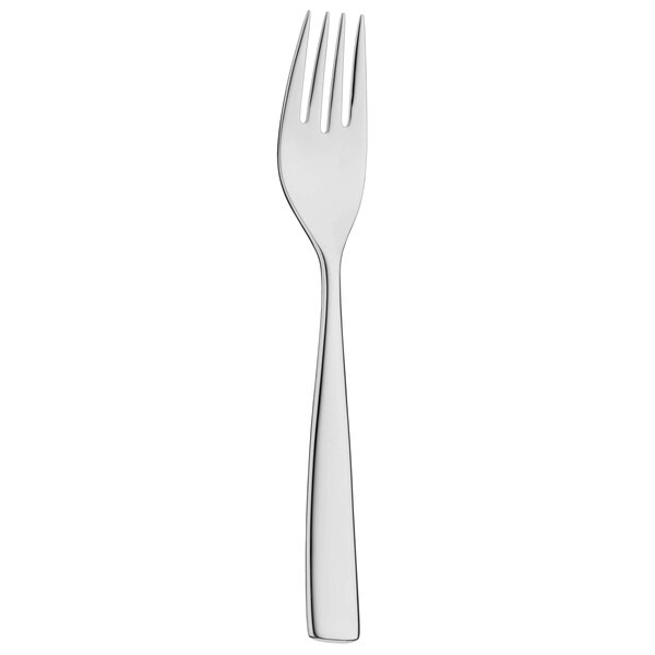 A WMF by BauscherHepp stainless steel fish fork with a silver handle.