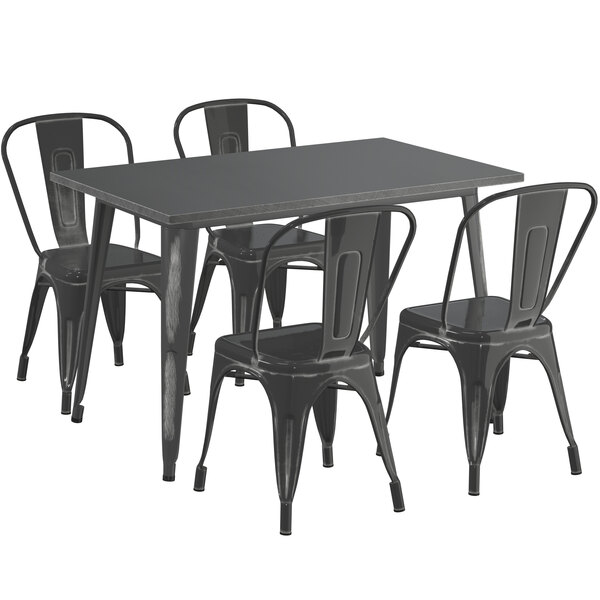 Lancaster Table Seating Alloy Series, Distressed Outdoor Furniture