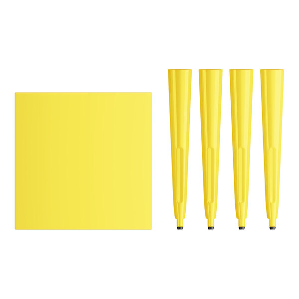 Lancaster Table & Seating Alloy Series 23 1/2" x 23 1/2" Citrine Yellow ...