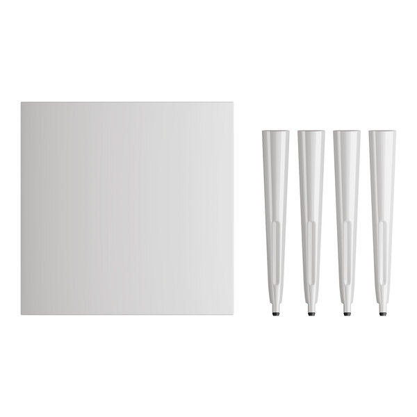 Lancaster Table & Seating Alloy Series 31 1/2" x 31 1/2" Pearl White ...