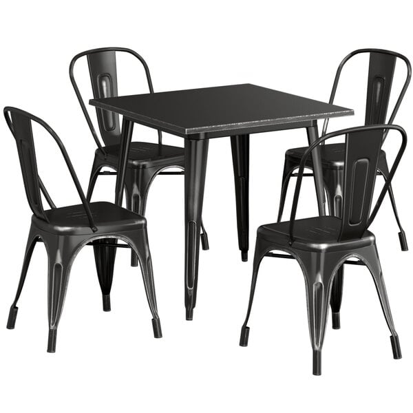 Lancaster Table Seating Alloy Series, Metal Porch Table And Chairs