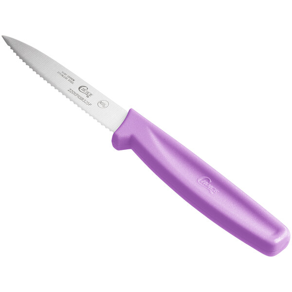 Serrated Vibrant Purple Paring Knife