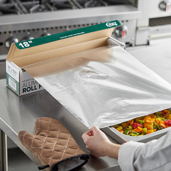 Look What's Cookin' - Add Chic Wrap to your kitchen. The plastic wrap,  aluminum foil, and parchment paper each have a cutter that slides to cut.  No need to fight to get