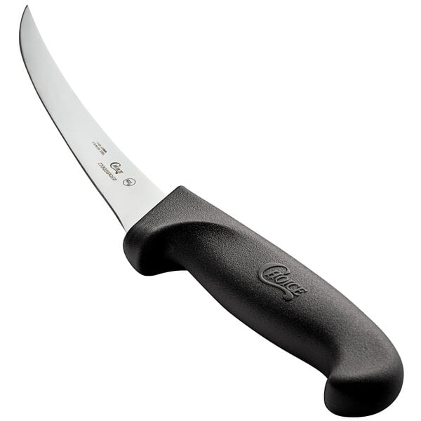 Victorinox Boning Knife with Semi Stiff, Curved, 5, Black