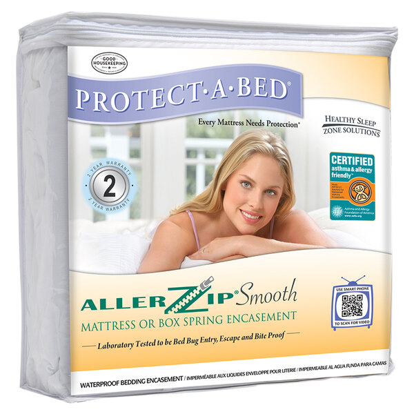 ProtectABed AllerZip Smooth Twin XL Size Asthma and Allergy Friendly