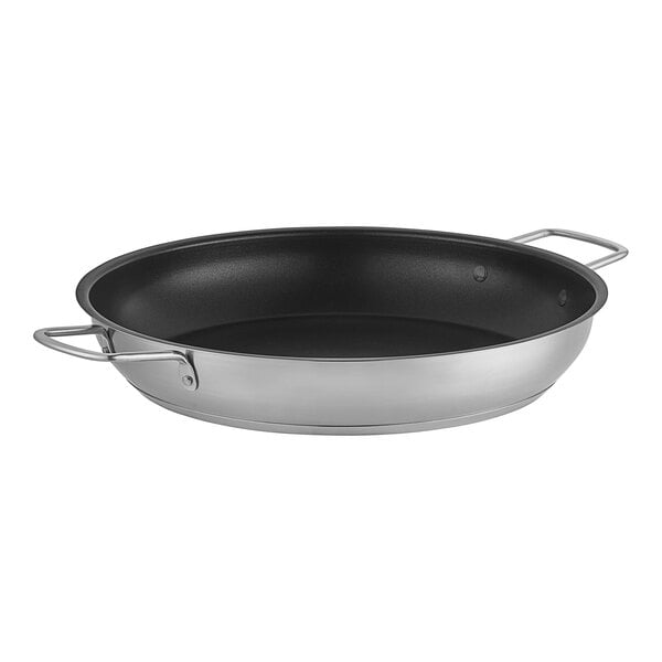 Stainless Steel Frying Pan  Vigor 16 Stainless Steel Aluminum-Clad Fry Pan