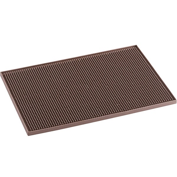 Large Rubber Bar Service Spill Mat 18"x12" Black or Brown Keep Bar Dry & Clean 