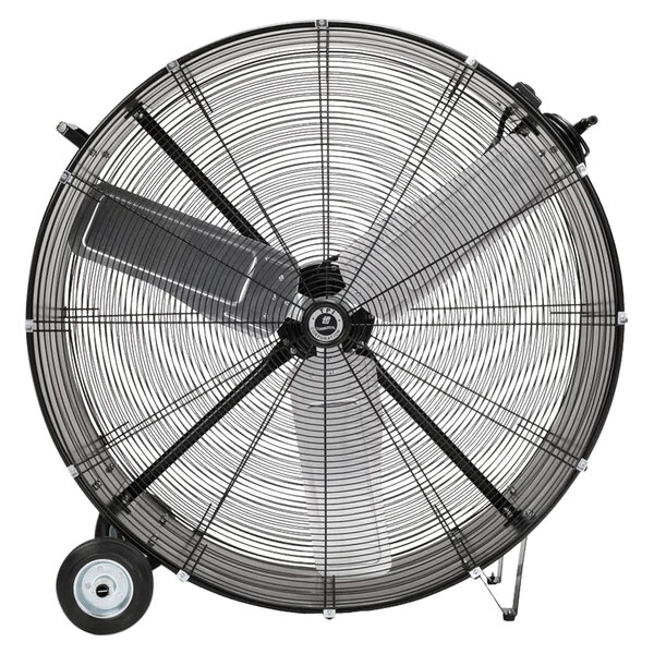 TPI CPB 30-D 30" 2-Speed Fixed Direct Drive Industrial Drum Fan - 1/5 hp, 4,400 CFM