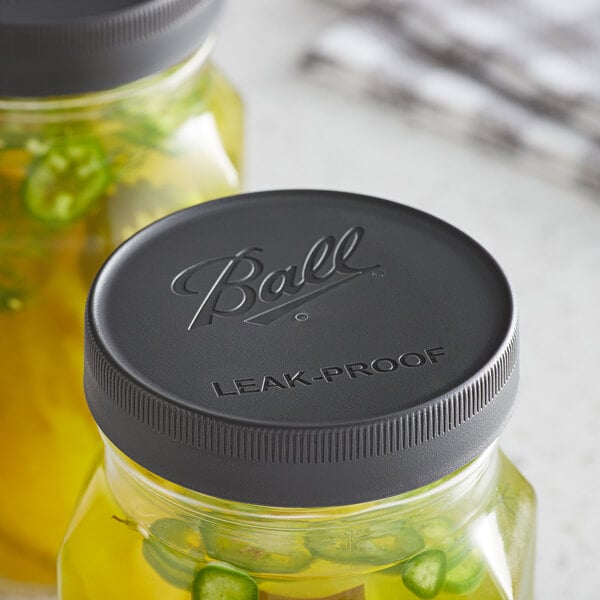 Large Glass Mason Jar with Lid Airtight Glass Jars with Lids Round Canning  Jars