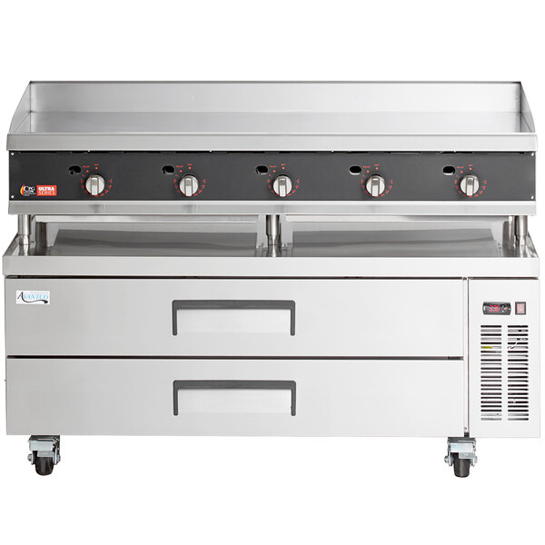 Cooking Performance Group 60N Ultra Series 60" Chrome Plated Natural