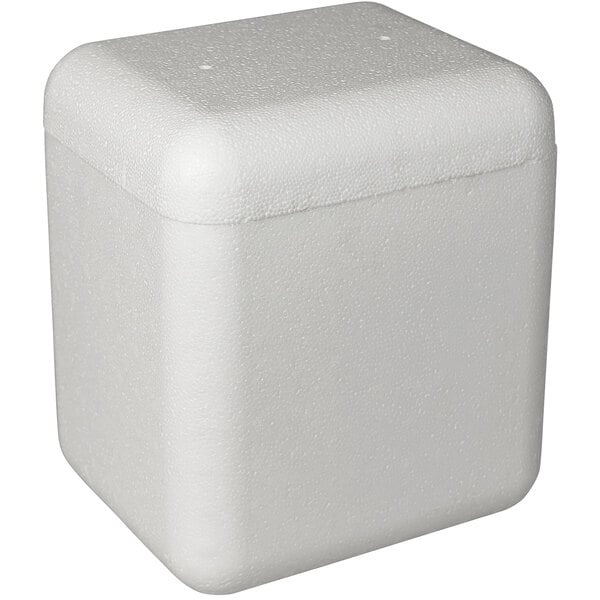 Lavex Insulated Foam Cooler 7 3/4" x 5 7/8" x 8 7/8" - 1 1/2" Thick