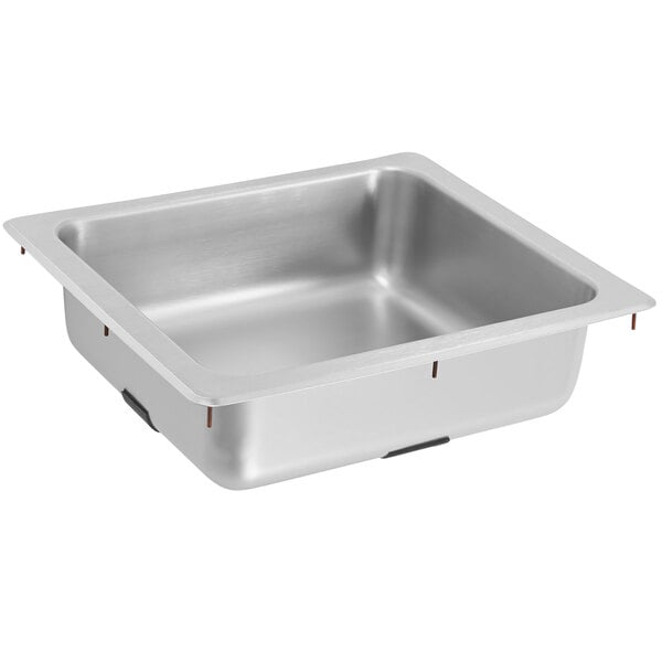 Vollrath 229-1 19" x 22" 1 Compartment 20-Gauge Stainless Steel Drop-In Sink with 3 1/2" Drain Hole - 6 1/2" Deep