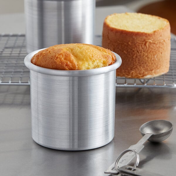 Choice 9 x 2 Round Straight Sided Aluminum Cake Pan