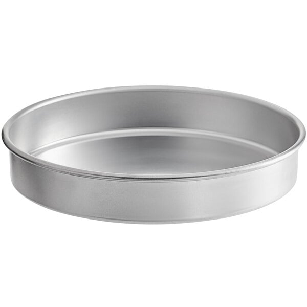 Choice 6 x 2 Round Straight Sided Aluminum Cake Pan