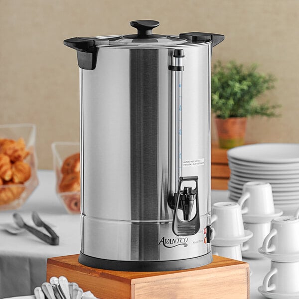 CoffeePro 100-Cup Commercial Coffee Urn, Stainless Steel