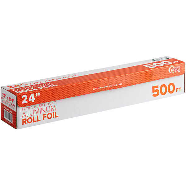 Choice 24 x 500' Food Service Extra Heavy Weight Aluminum Foil Roll