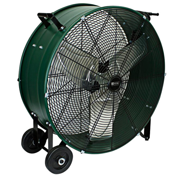 King Electric DFC-36D 36" 2-Speed Fixed Direct Drive Industrial Drum Fan - 1/3 hp, 11280 CFM