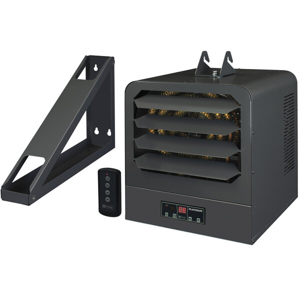 King Electric KB2412-1-P-FB Mountable Electric Unit Heater with Electronic  Thermostat, Remote Control, and Mounting Bracket - 208/240V, 1 Phase, 12.5  kW