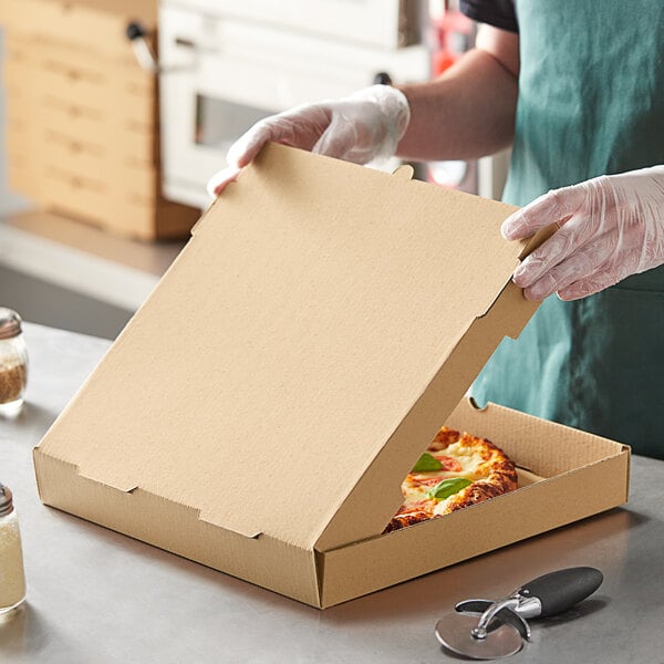 Pizza Box 16" x 16" x 2" Bakery FREE SHIPPING 50/Case White Corrugated Plain 