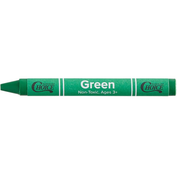 Choice Bulk Green Crayon - 1000/Case