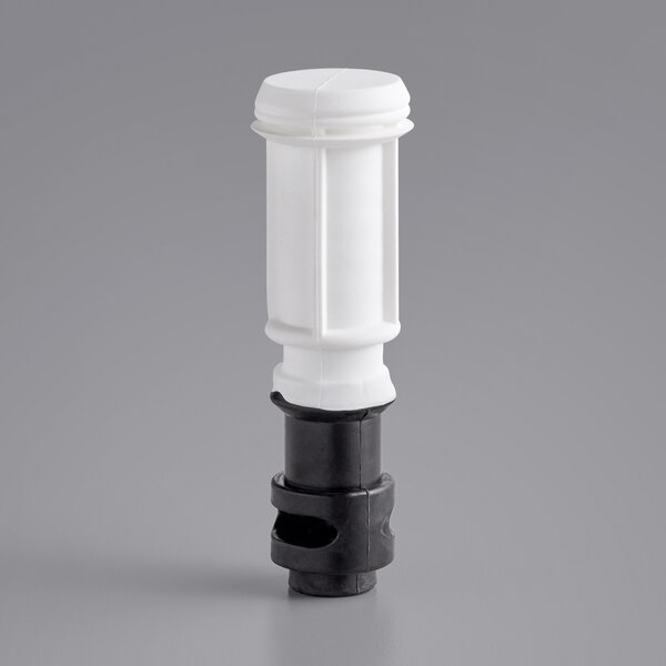 A white and black Narvon tap valve.