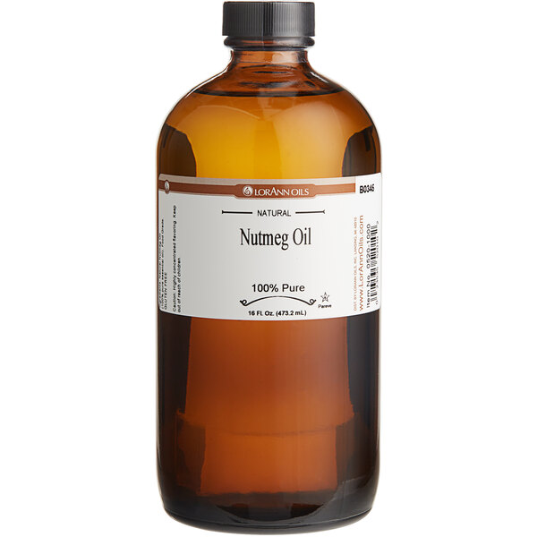 LorAnn Oils 16 fl. oz. AllNatural Nutmeg Super Strength Flavor