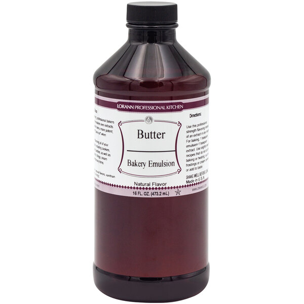 LorAnn Oils 16 fl. oz. AllNatural Butter Bakery Emulsion