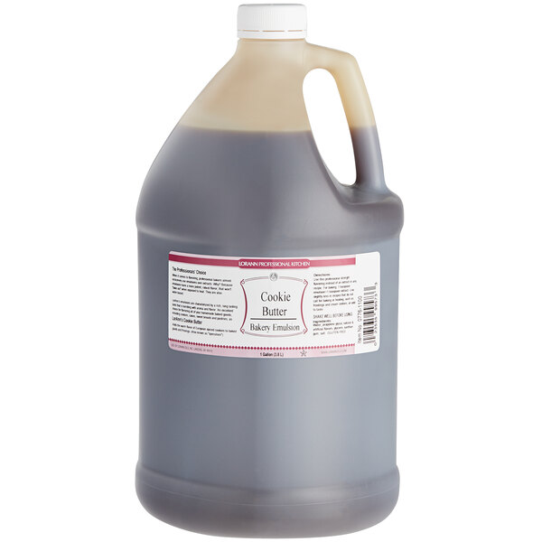 LorAnn Oils 1 Gallon Cookie Butter Bakery Emulsion