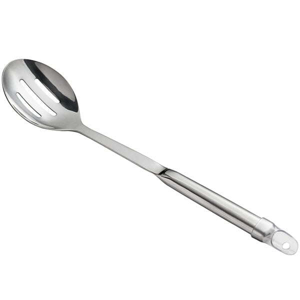 Winco BW-SL2 11.75-Inch Deluxe Hollow-Handle Slotted Serving Spoon 
