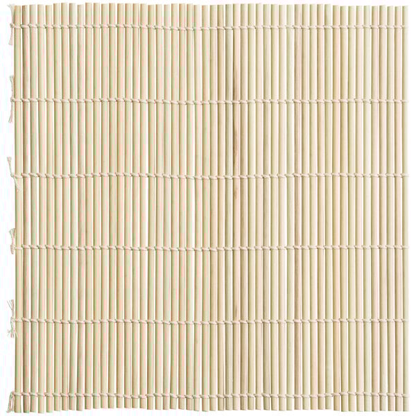 Emperor's Select 12" x 12" Natural Bamboo Sushi Rolling Mat