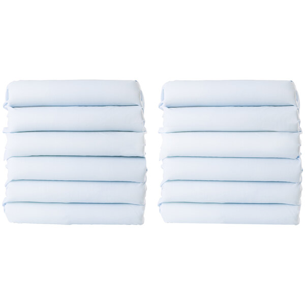A stack of white sheets.
