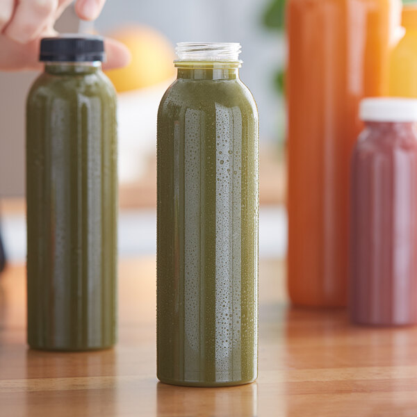 Juice Bottle Clear (12 oz.) In Bulk at staurantStore