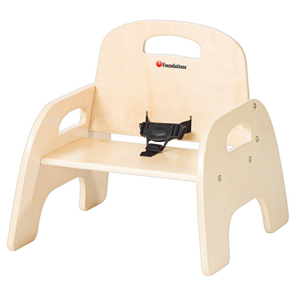 Foundations 4807047 Simple Sitter 7" Natural Wood Feeding Chair