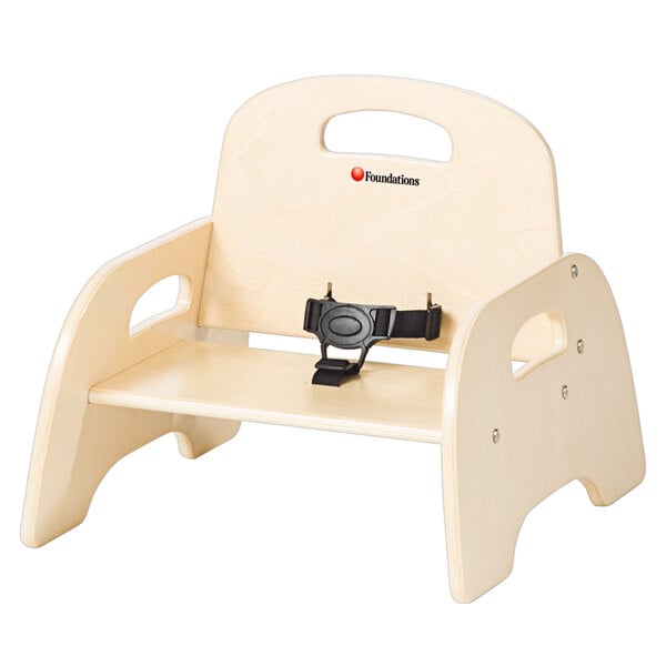 Foundations 4805047 Simple Sitter 5" Natural Wood Feeding Chair