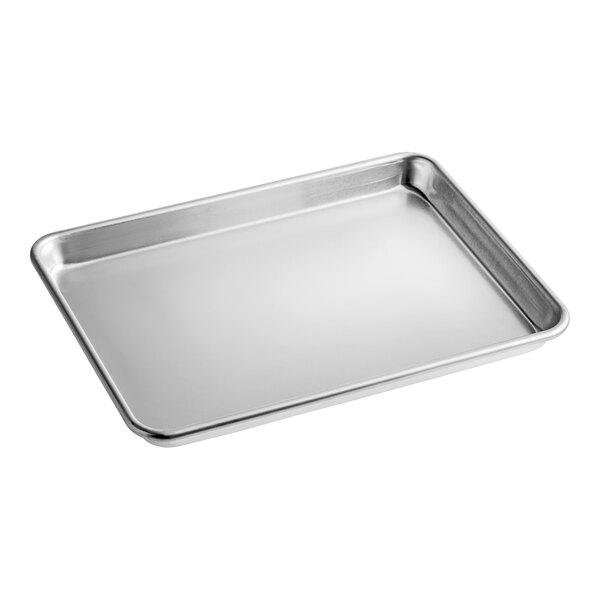 A Baker's Lane heavy-duty aluminum bun and sheet pan with a wire in rim.