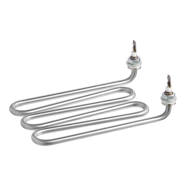 A pair of Avantco stainless steel heaters for pasta cookers.