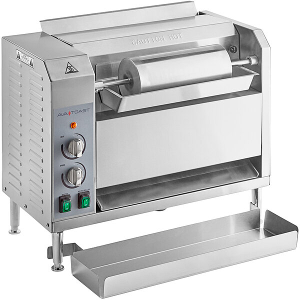 AvaToast BT18A Vertical Contact Conveyor Bun Toaster 120V, 1600W