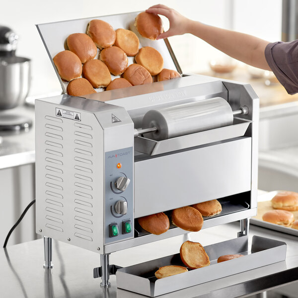 hamburger bun toaster commercial