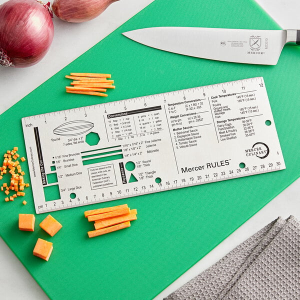 Mercer Culinary M33241 Mercer Rules™ Reference Tool - 12 1/4 x 5