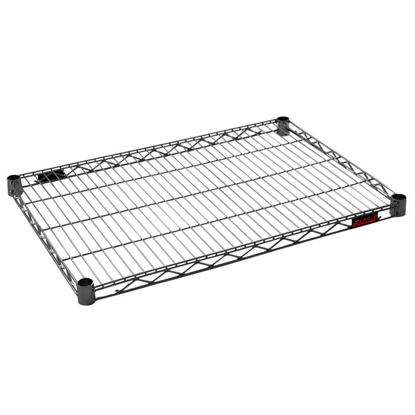 An Eagle Group Valu-Master wire shelf with a wire grid top.