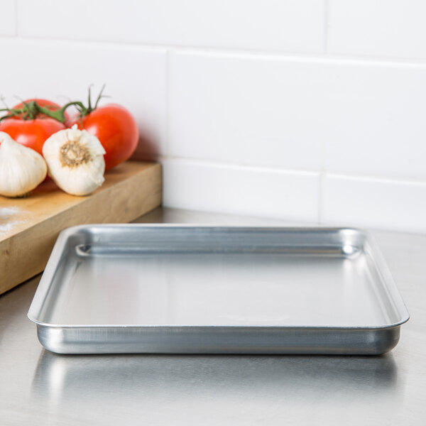 American Metalcraft SQ1010 10 x 10 x 1 Heavy Weight Aluminum Pizza Pan