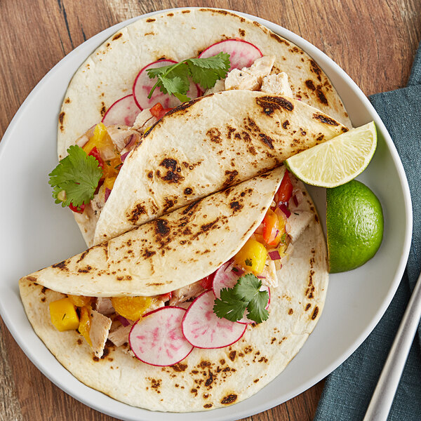 5 1/2" White Flour Tortillas - 288/Case thumbnail 2