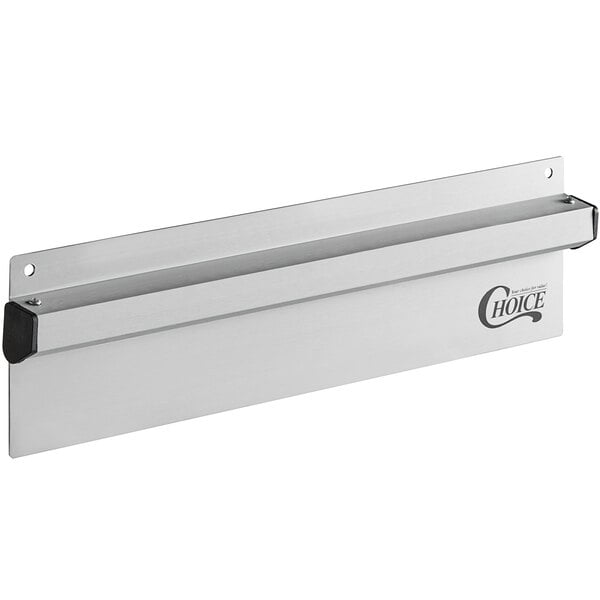 Choice 12" x 3 1/2" Aluminum WallMounted Ticket Holder