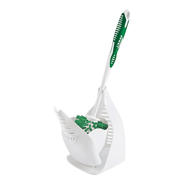 Libman 40 Round Toilet Bowl Brush with Closed Caddy - 4/Pack