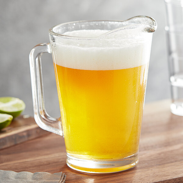 Acopa 60 oz. Glass Beer Pitcher 6/Case