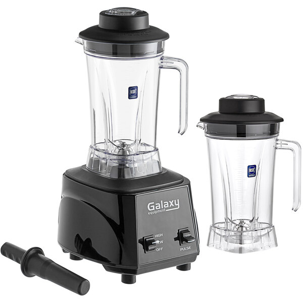 Galaxy GBB640T2J 3 1/2 hp Commercial Blender with Toggle Control and Two 64  oz. Tritan