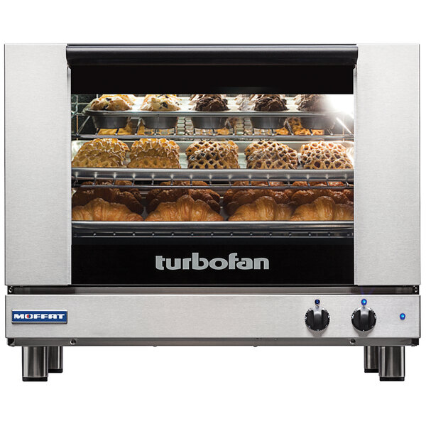 Moffat E28M4T Turbofan Single Deck Full Size Electric Convection Oven with Mechanical Controls