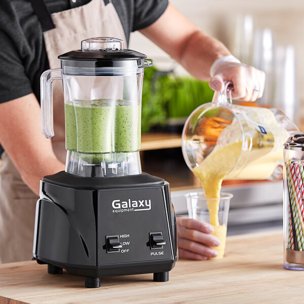Galaxy GBB480T2J 3 1/2 hp Commercial Blender with Toggle Control and Two 48  oz. Tritan™ Plastic Jars
