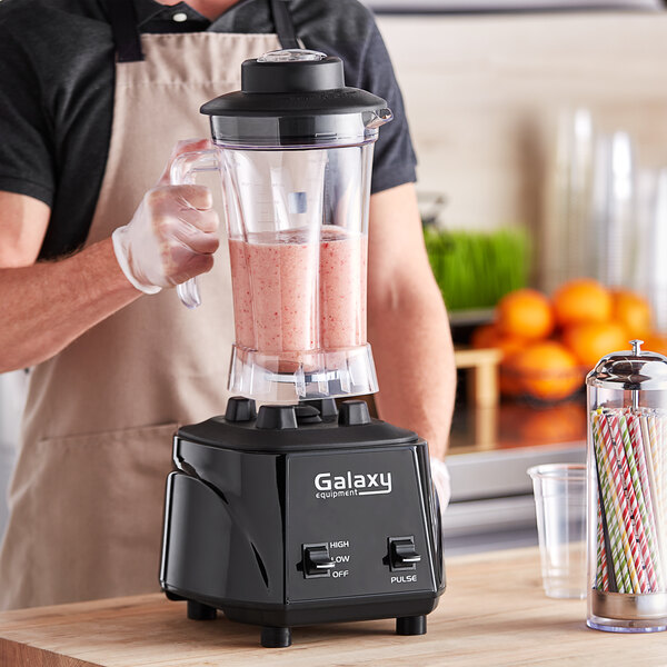 Galaxy GBB640T 3 1/2 hp Commercial Blender with Toggle Control and 64 oz.  Tritan™ Plastic Jar